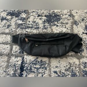 A New Day Black Nylon Waist Bag / Fanny Pack